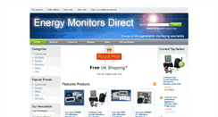 Desktop Screenshot of energymonitors-direct.co.uk